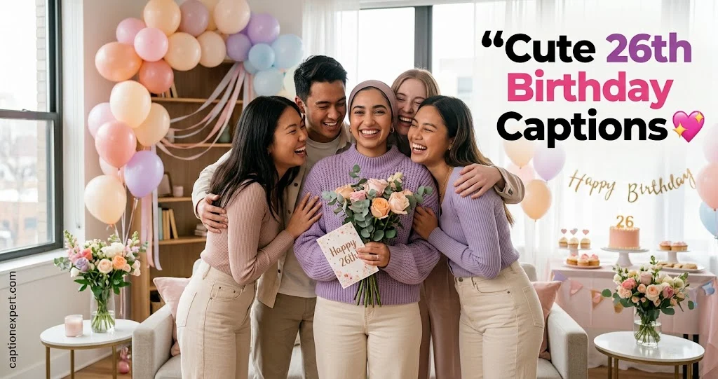 Cute 26th Birthday Captions