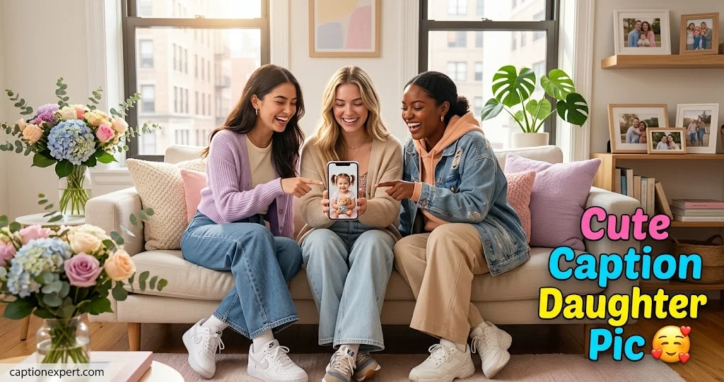 Cute Caption for Daughter Pic