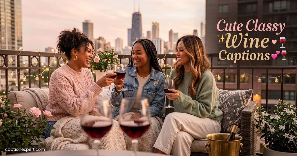 Cute Classy Wine Captions 