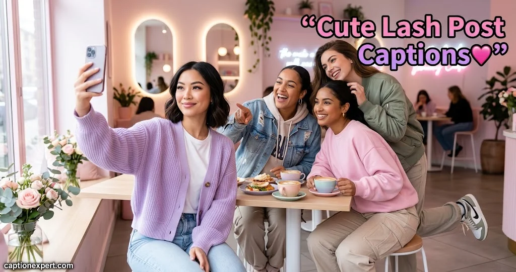 Cute Lash Post Captions
