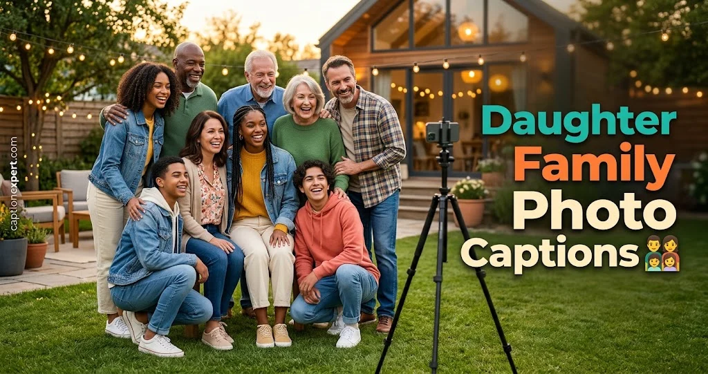 Daughter Family Photo Captions 