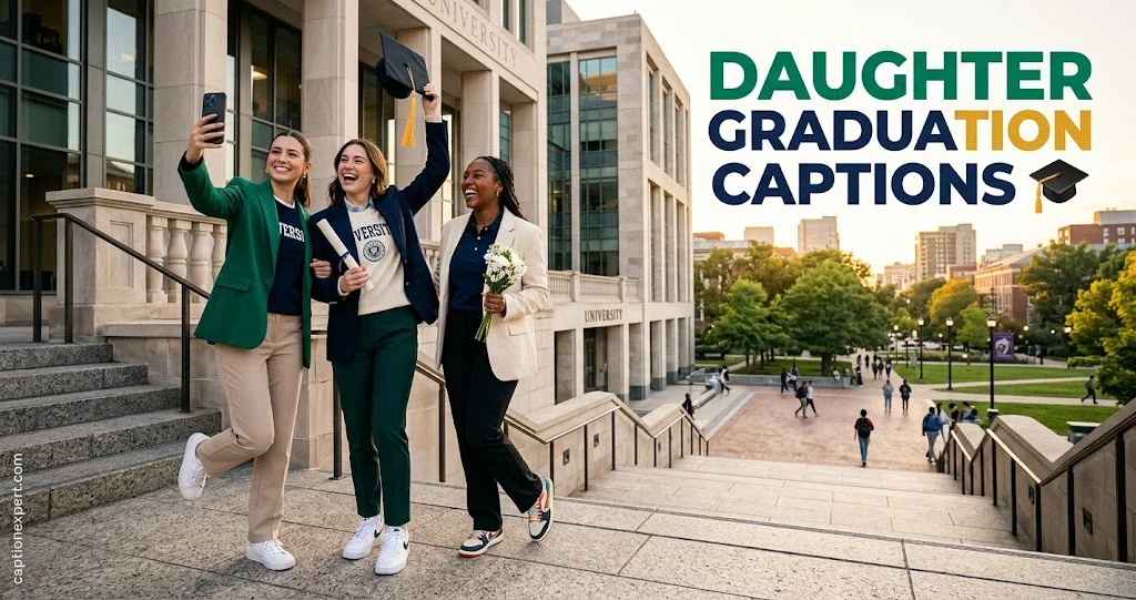Daughter Graduation Captions 