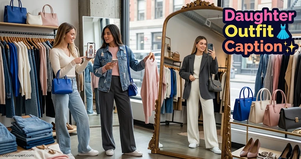 Daughter Outfit Caption