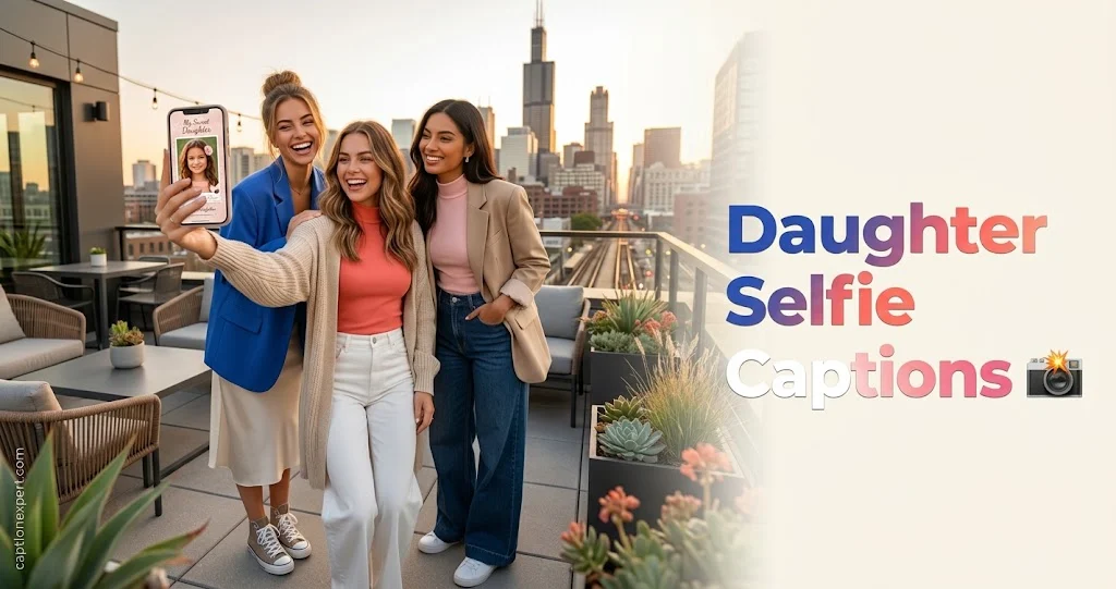 Daughter Selfie Captions 