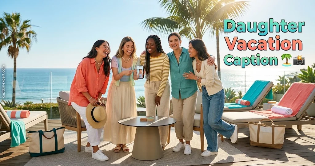 Daughter Vacation Caption