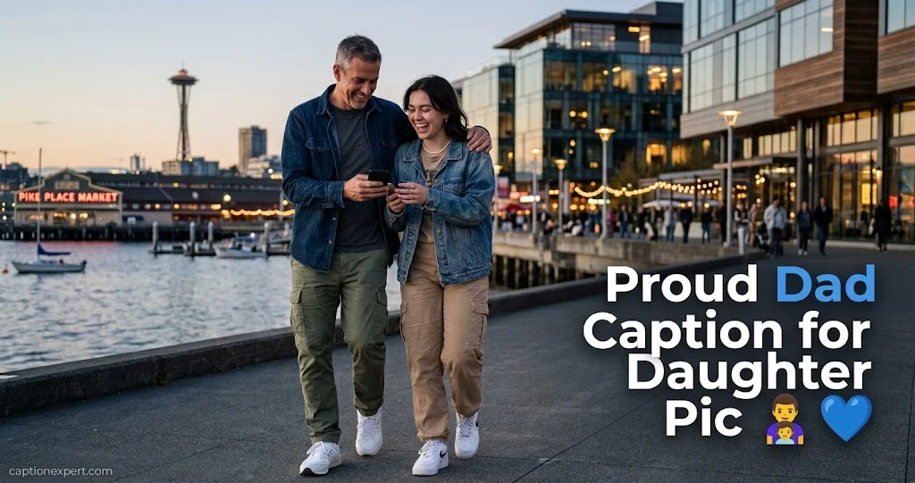 Proud Dad Caption for Daughter Pic