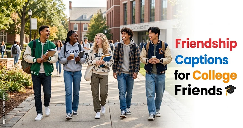 Friendship Captions for College Friends