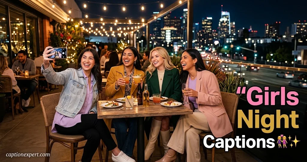 Girls Night Captions 