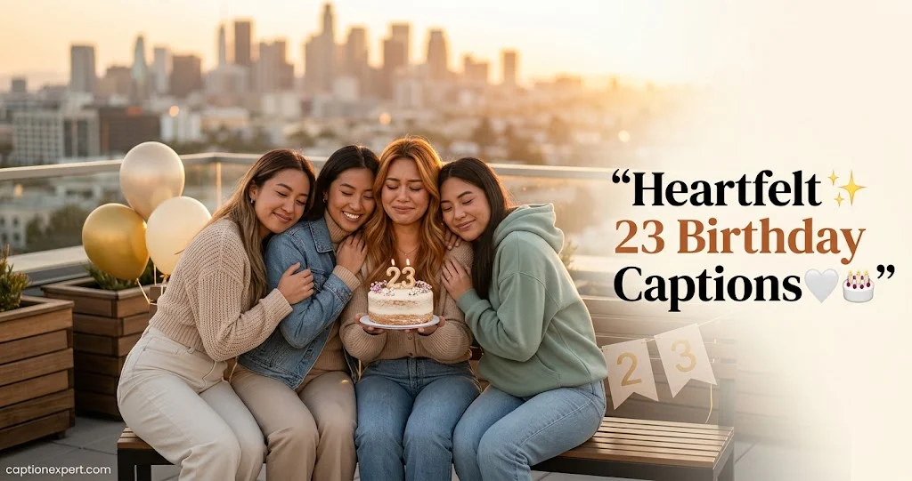 Heartfelt 23 Birthday Captions