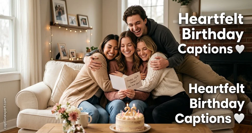 Heartfelt Birthday Captions