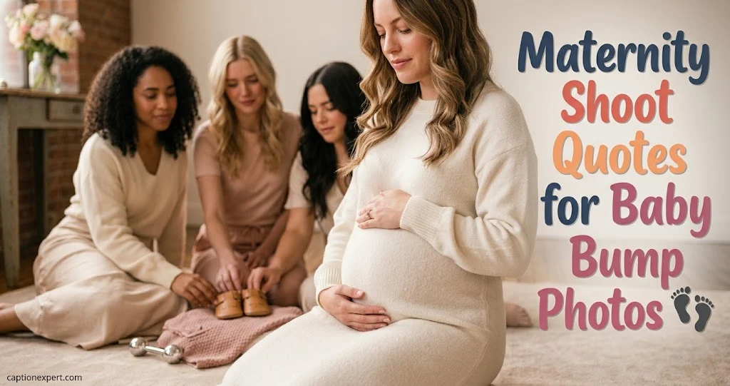Maternity Shoot Quotes for Baby Bump Photos