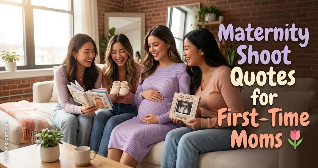 Maternity Shoot Quotes for First-Time Moms