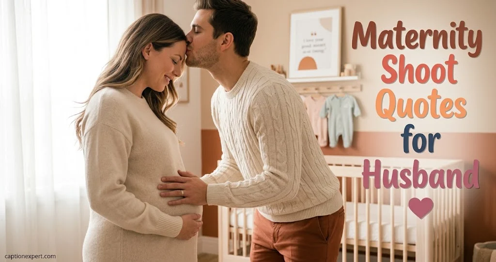 Maternity Shoot Quotes for Husband