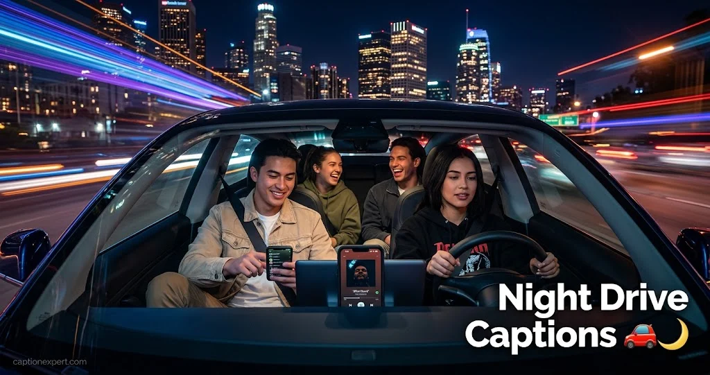 Night Drive Captions