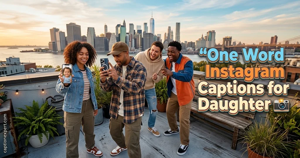 One Word Instagram Captions for Daughter 