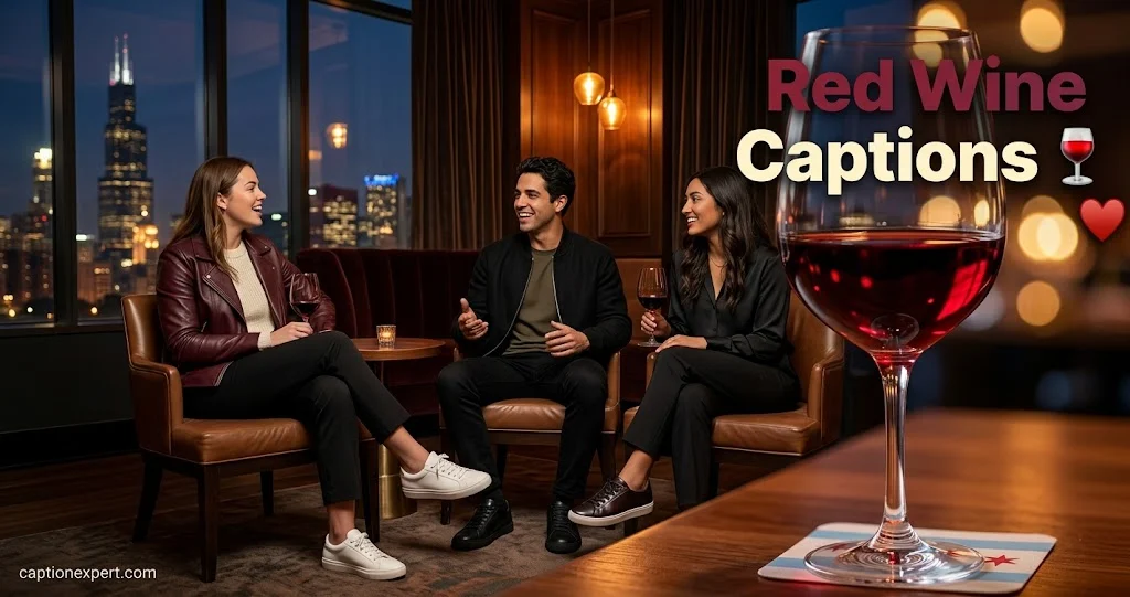 Red Wine Captions 