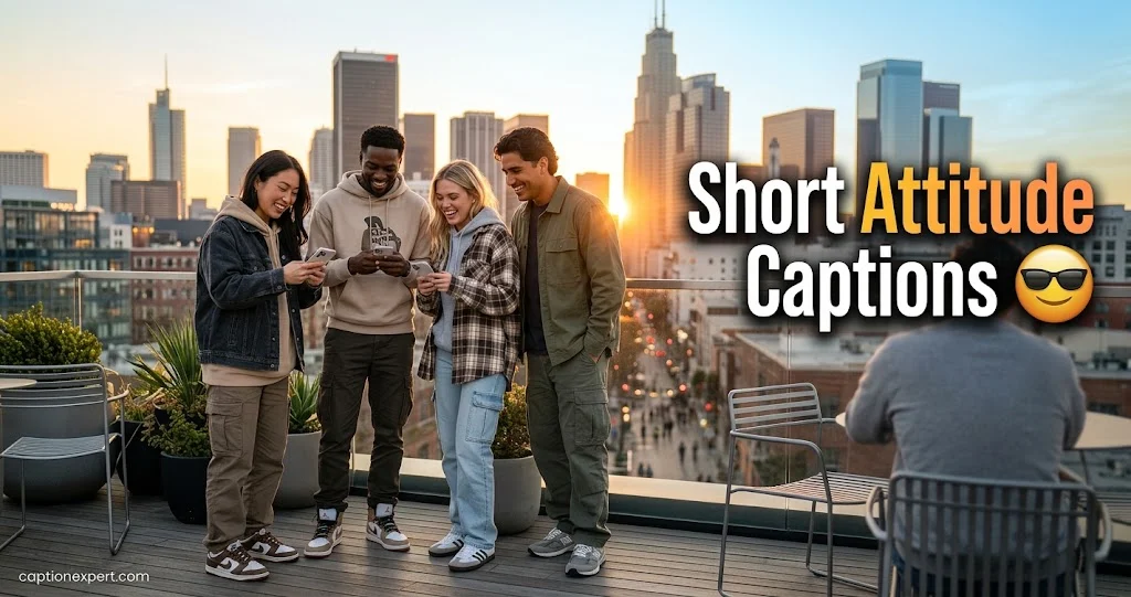 Short Attitude Captions