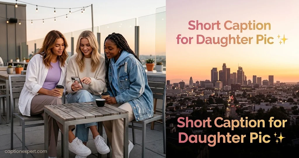 Short Caption for Daughter Pic