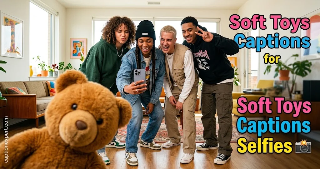 Soft Toys Captions for Selfies