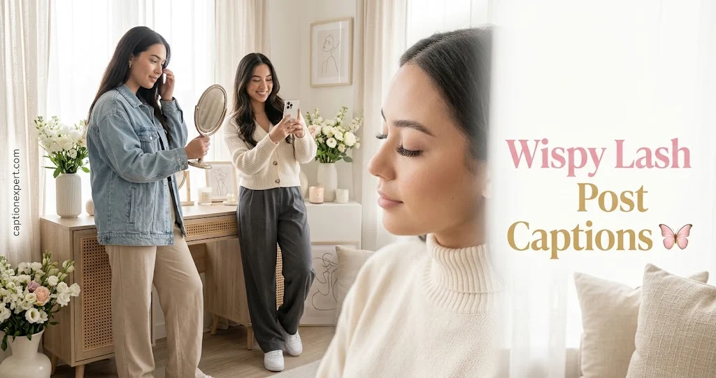 Wispy Lash Post Captions 