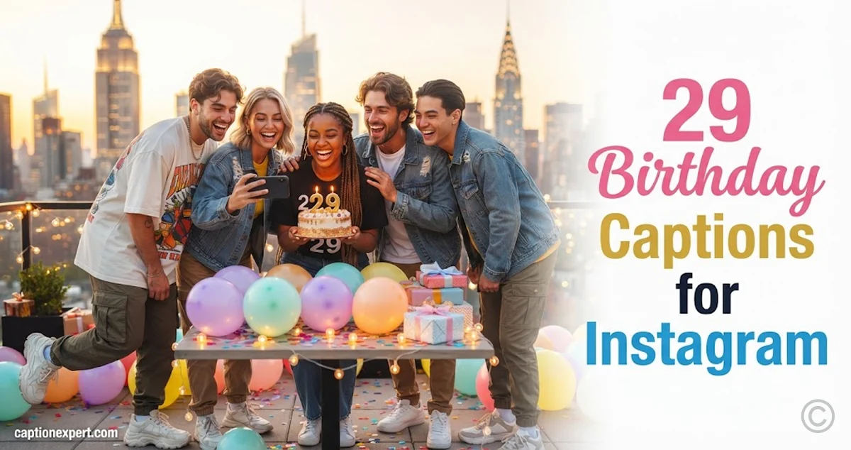 29 Birthday Captions for Instagram