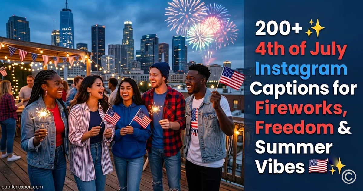 4th of July Instagram Captions