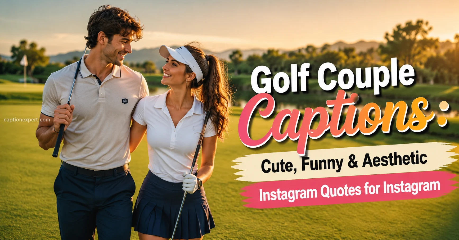 Cute Golf Couple Captions