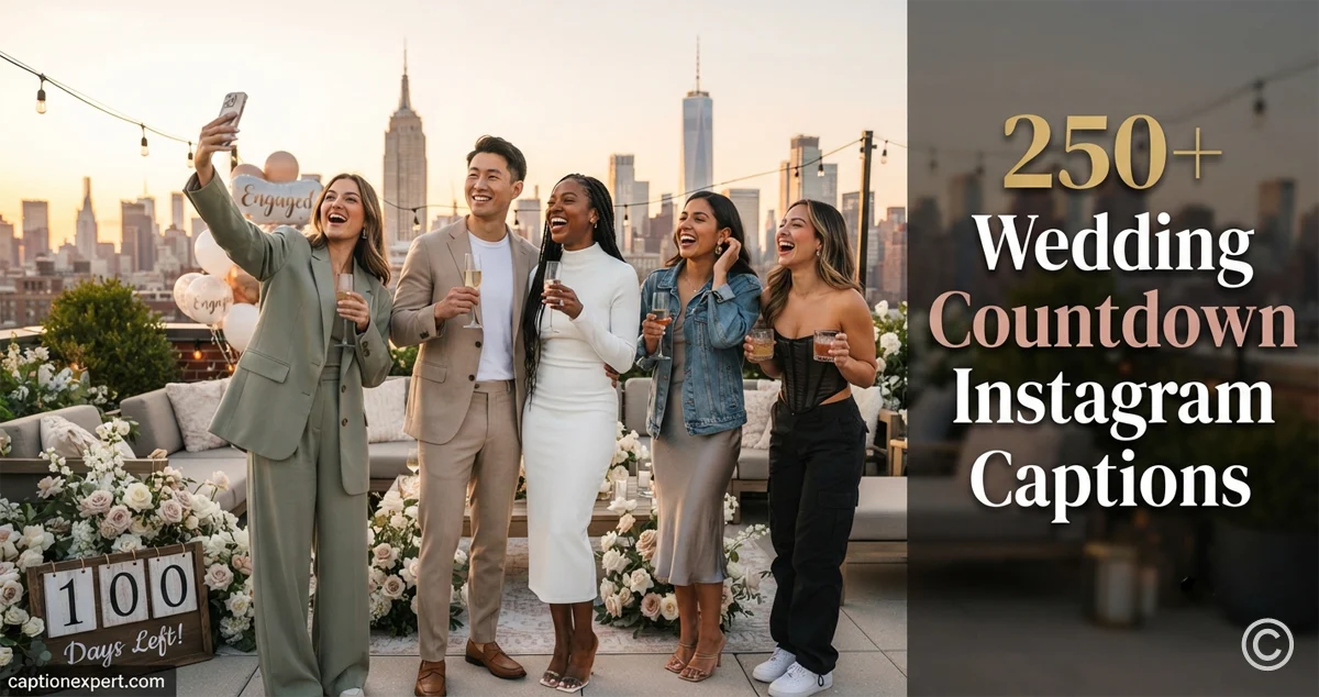 Wedding Countdown Instagram Captions