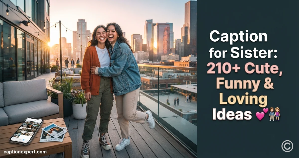 Best Caption for Sister