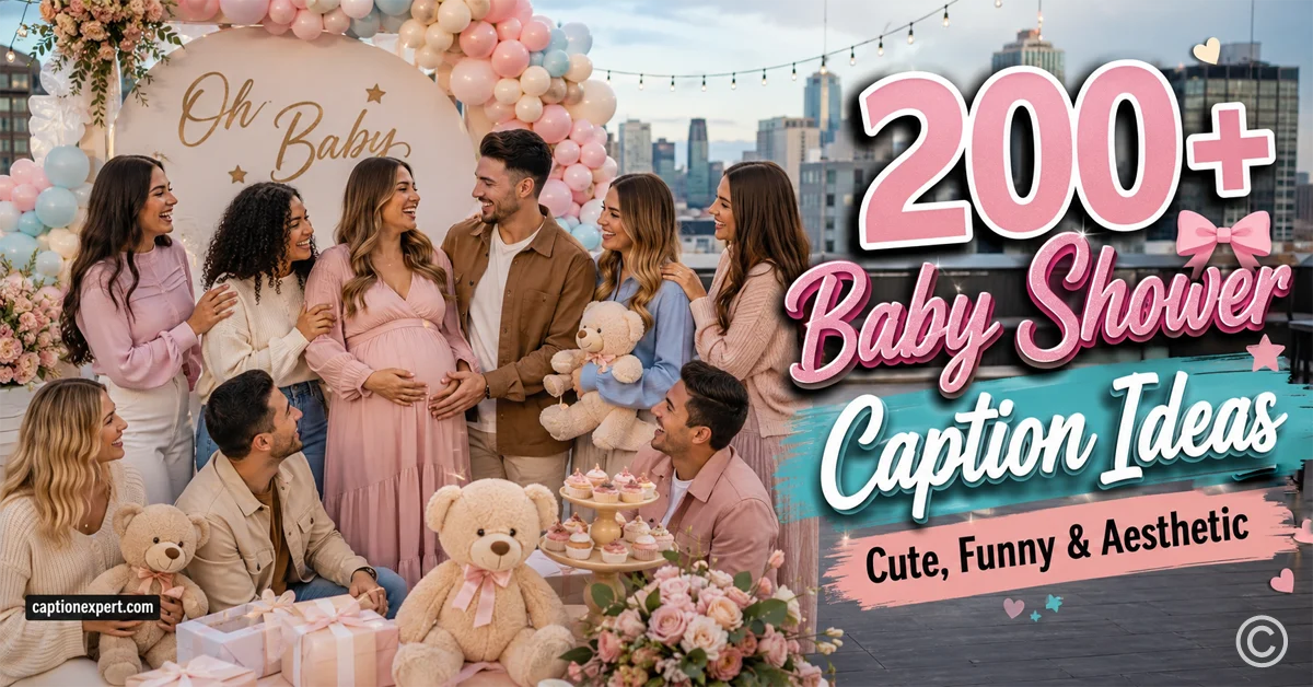 Baby Shower Caption Ideas
