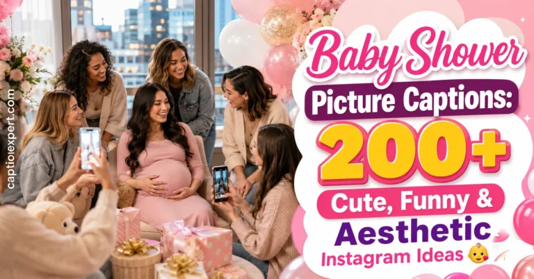 baby shower picture captions
