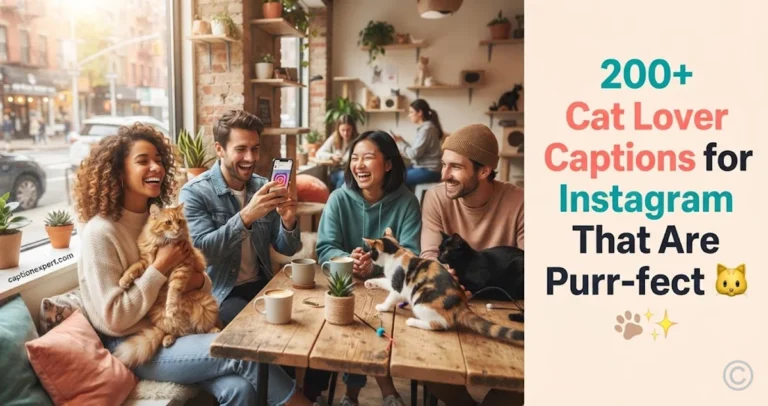 Cat Lover Captions for Instagram