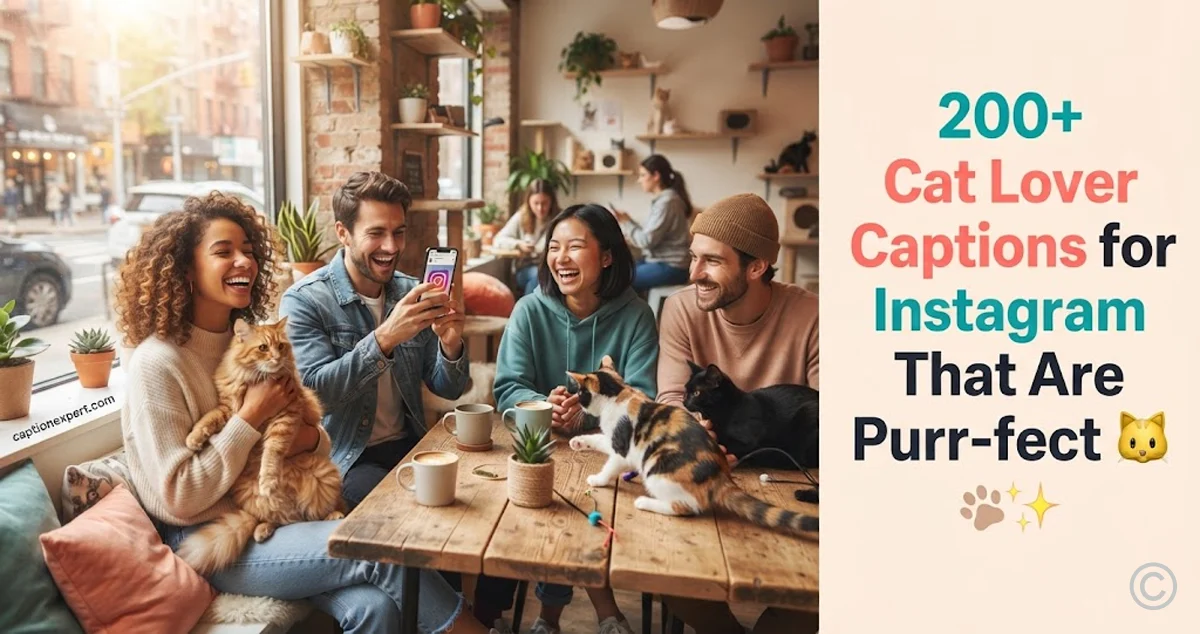 Cat Lover Captions for Instagram