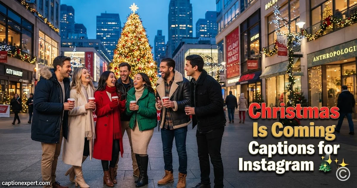Christmas Is Coming Captions