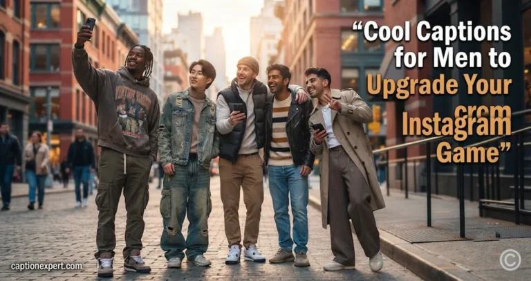 Cool Captions for Men