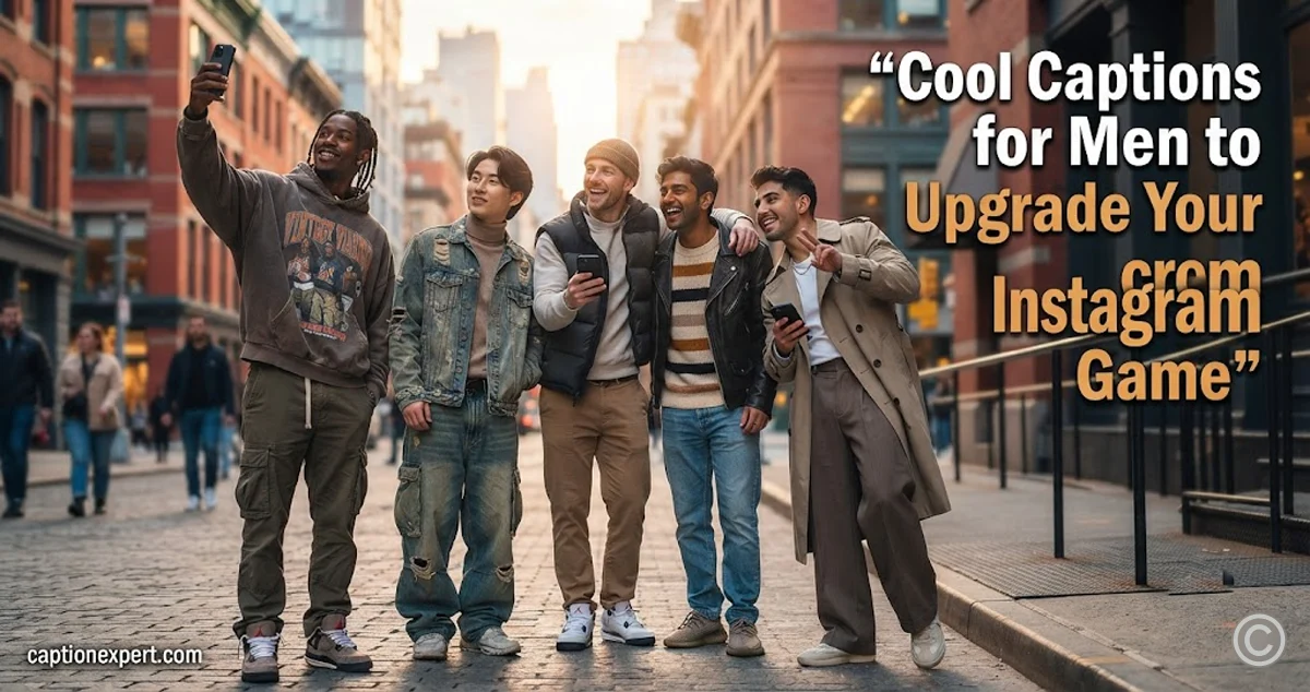 Cool Captions for Men
