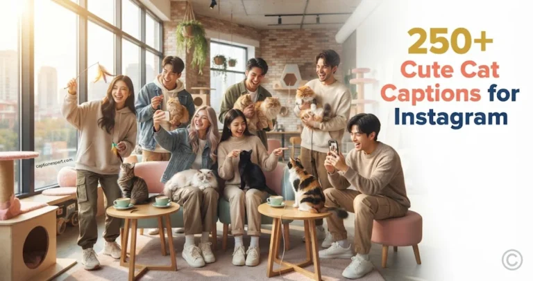 Cute Cat Captions for Instagram