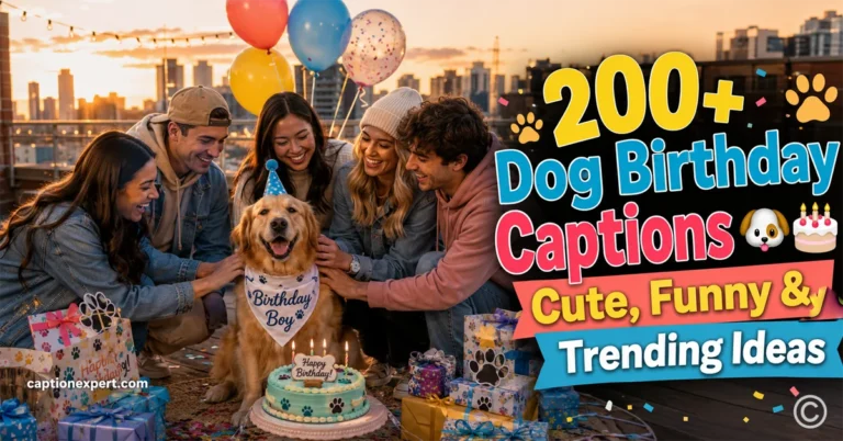 Cute Dog Birthday Captions