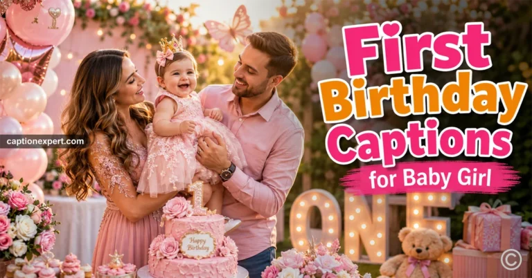 First Birthday Captions