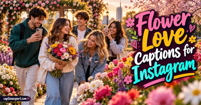 Flower Love Captions for Instagram