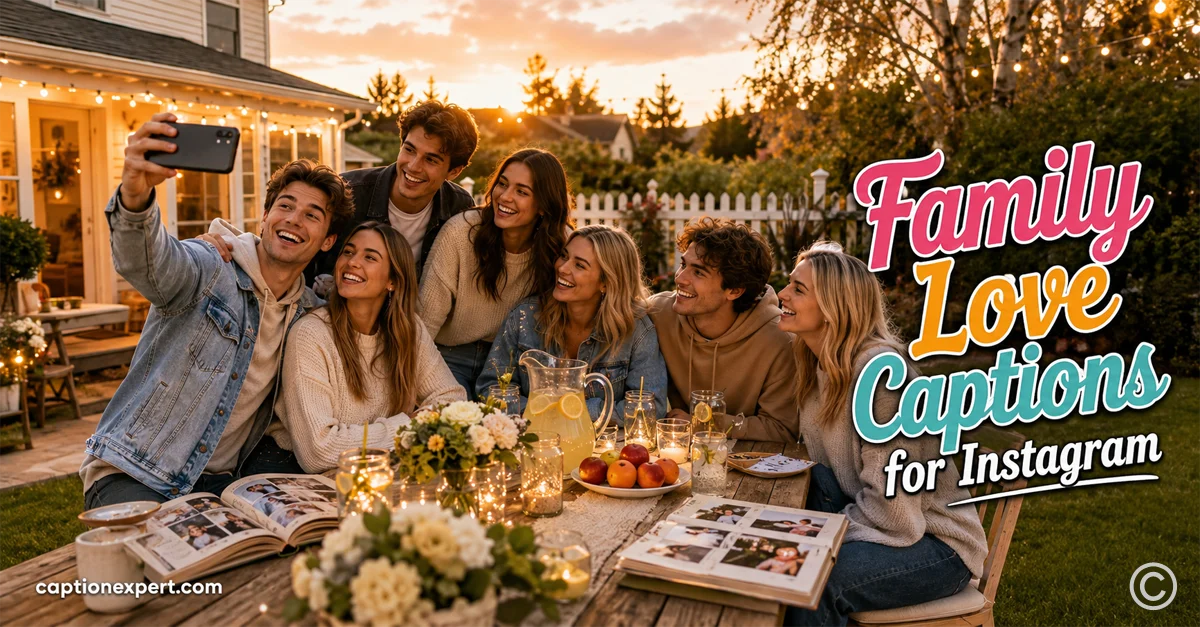 Family Love Captions