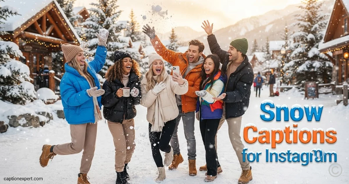 Snow Captions for Instagram