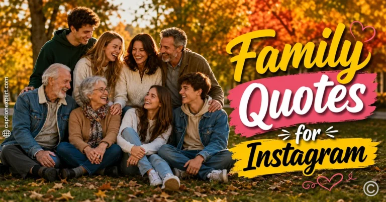 Family Quotes for Instagram