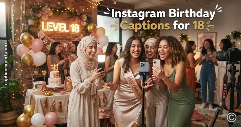 Birthday Captions for 18
