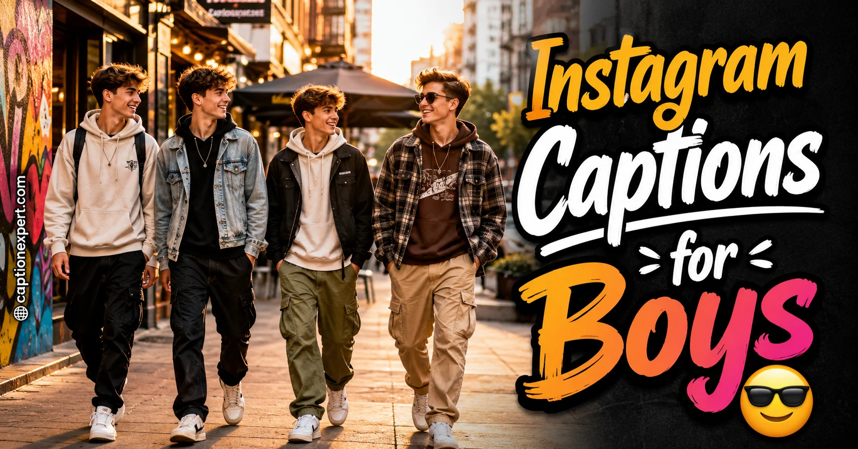 Instagram Captions for Boys
