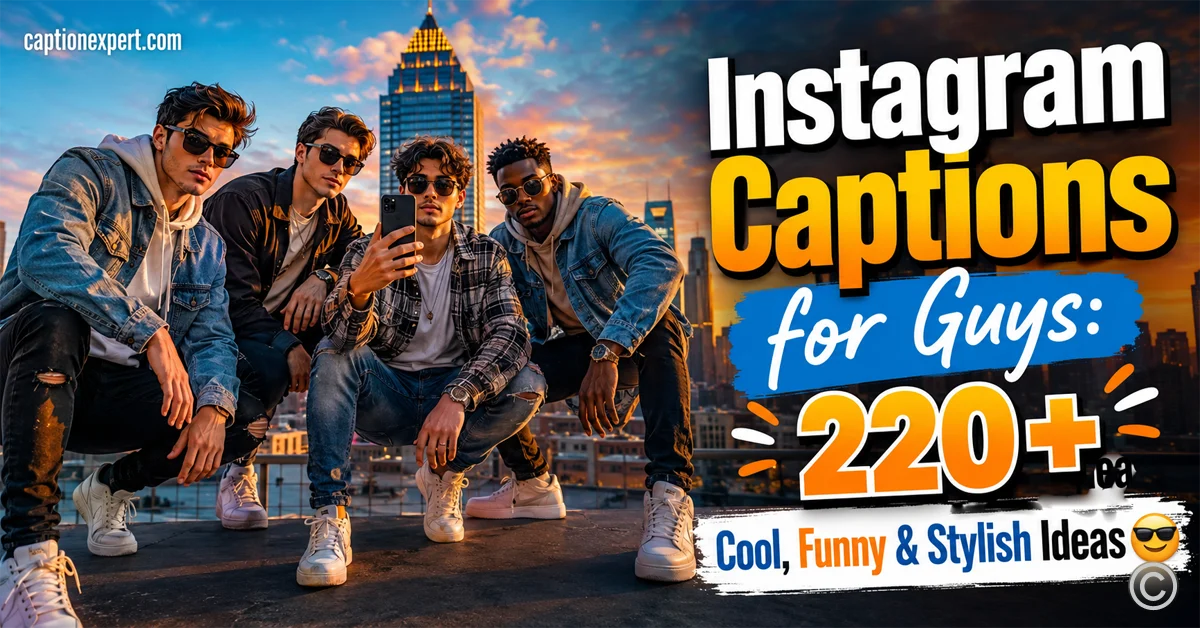 Instagram Captions for Guys