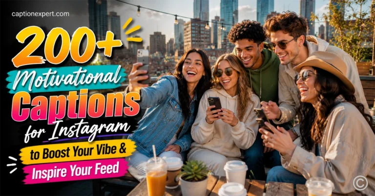 Motivational Captions for Instagram