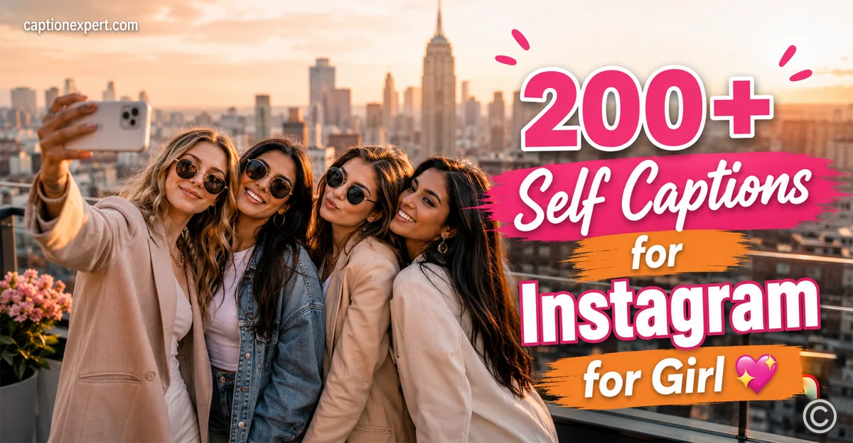 Self Captions for Instagram for Girl