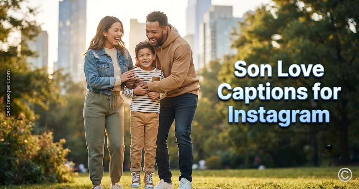 Son Love Captions for Instagram