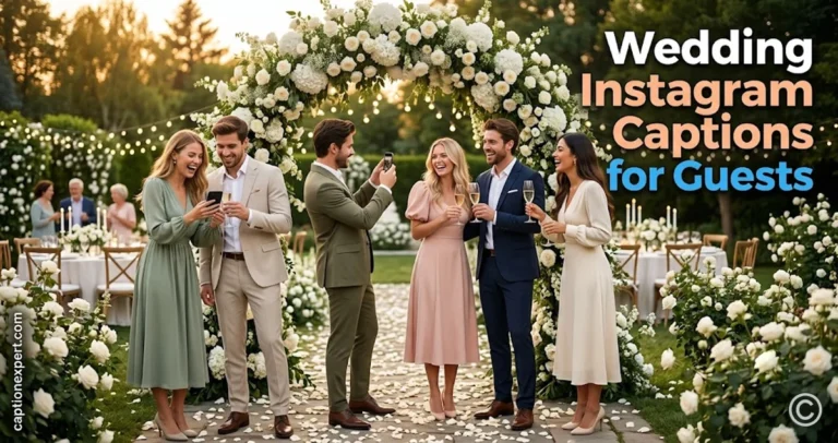 Wedding Instagram Captions for Guests